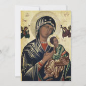 Griechisch-orthodoxe Taufe Einladung (Rückseite)