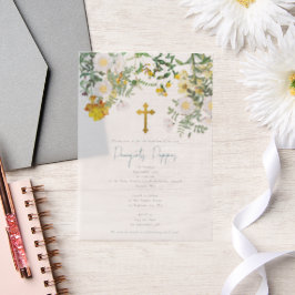 Griechisch-orthodoxe Weihnachtsfeier Pergament Einladungen