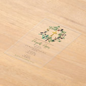 Griechisch-orthodoxe Weihnachtsfeier Taufe Lebensg Acryleinladungen (Ablage )