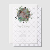 Griechisch-orthodoxe Weihnachtsfeier Taufe Oliven Pergament Einladungen (Versetzt (Einladung))