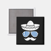 Griechisch Ostern Schatten Cinco de Mayo Mexiko Ju Magnet (Vorderseite/Rückseite)