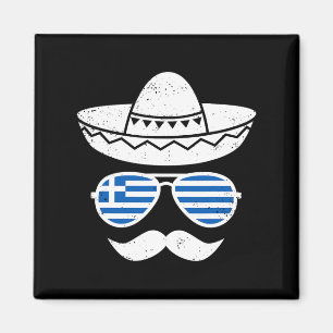 Griechisch Ostern Schatten Cinco de Mayo Mexiko Ju Magnet