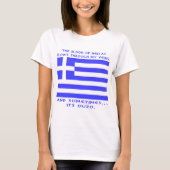 Griechisch Ouzo T-Shirt (Vorderseite)