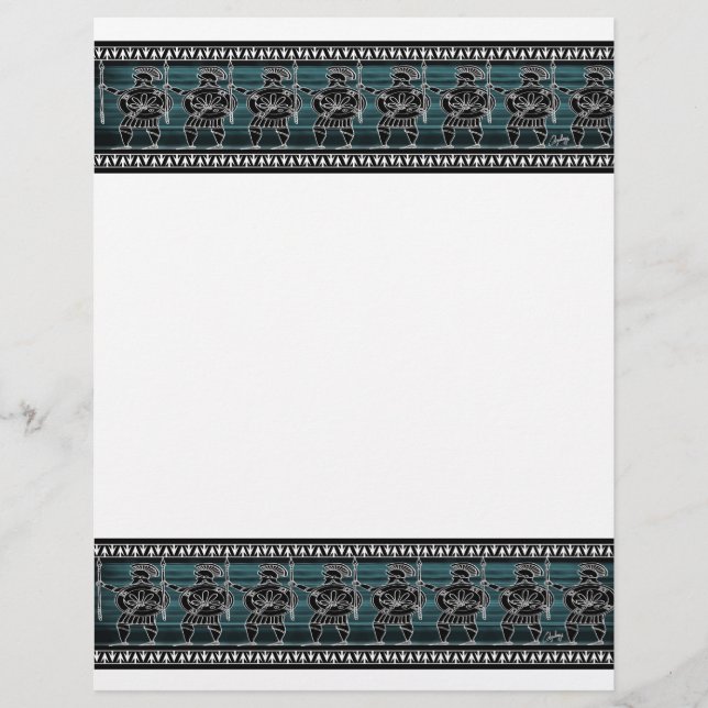 Griechisch-Schwarze Uhr (Vorderseite)