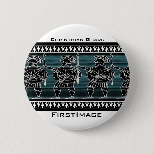 Griechisch-Schwarze Uhr Button (Vorderseite)