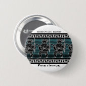 Griechisch-Schwarze Uhr Button (Vorne & Hinten)