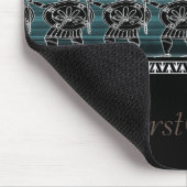 Griechisch-Schwarze Uhr Mousepad (Ecke)