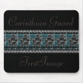 Griechisch-Schwarze Uhr Mousepad (Vorne)