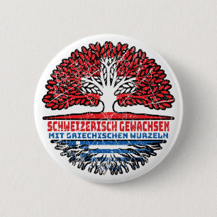 Griechisch Schweizer Schweiz Griechenland Button