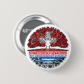 Griechisch Schweizer Schweiz Griechenland Button (Vorne & Hinten)