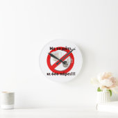 Griechisch, Spaß, sarkastisch, Zitate, Wanduhr (Zuhause)