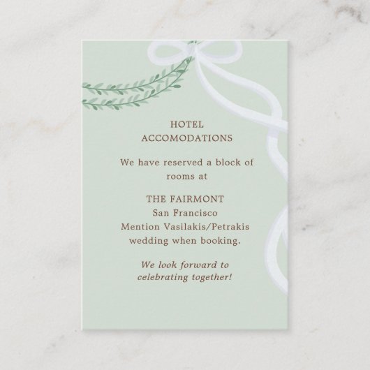 Griechisch Stefana Begleitkarte (Vorderseite)