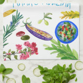 Griechisch Taverna Küchentuch (Gefaltet)