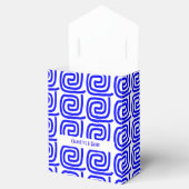 Griechisch Traditional Blue White Meander Personal Geschenkschachtel (Geöffnet)