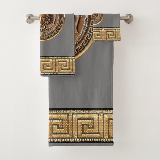 Griechisch-Wiedergeburt Medusa Badhandtuch Set (Insitu)