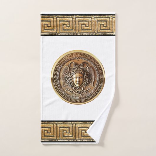 Griechisch-Wiedergeburt Medusa Badhandtuch Set (Handtuch)