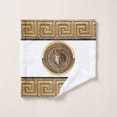 Griechisch-Wiedergeburt Medusa Badhandtuch Set (Waschlappen)