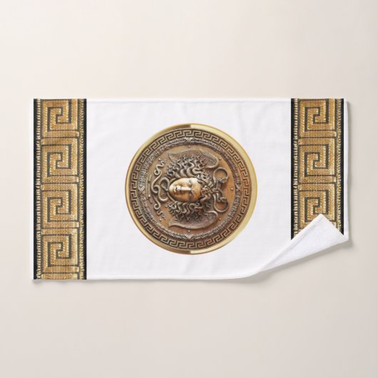 Griechisch-Wiedergeburt Medusa Badhandtuch Set (Handtuch)