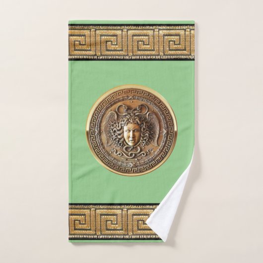 Griechisch-Wiedergeburt Medusa Badhandtuch Set (Handtuch)