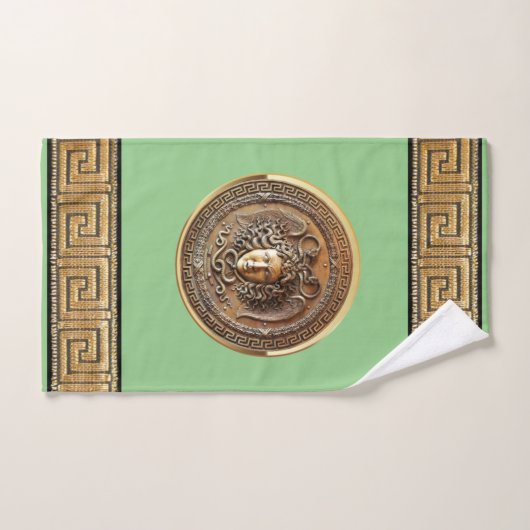 Griechisch-Wiedergeburt Medusa Badhandtuch Set (Handtuch)