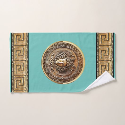 Griechisch-Wiedergeburt Medusa Badhandtuch Set (Handtuch)