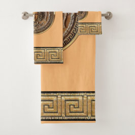 Griechisch-Wiedergeburt Medusa Badhandtuch Set