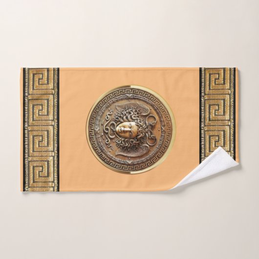 Griechisch-Wiedergeburt Medusa Badhandtuch Set (Handtuch)