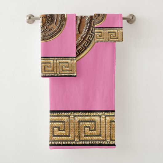 Griechisch-Wiedergeburt Medusa Badhandtuch Set (Insitu)