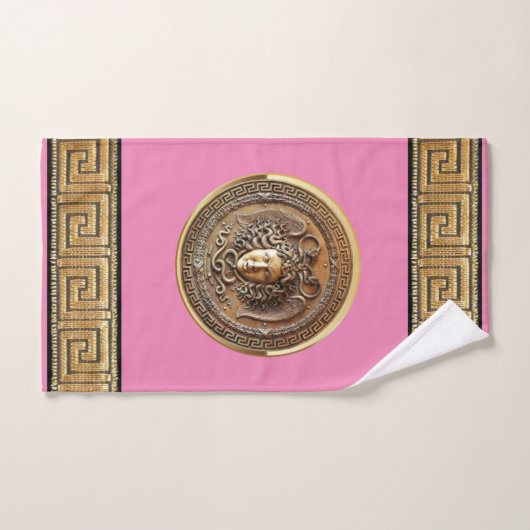 Griechisch-Wiedergeburt Medusa Badhandtuch Set (Handtuch)
