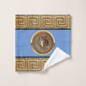 Griechisch-Wiedergeburt Medusa Badhandtuch Set (Waschlappen)