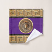 Griechisch-Wiedergeburt Medusa Badhandtuch Set (Waschlappen)