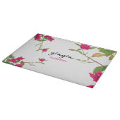 Griechisch Yiayia Griechische Großmutter Bougainvi Schneidebrett (Ecke)