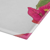 Griechisch Yiayia Griechische Großmutter Bougainvi Schneidebrett (Ecke)
