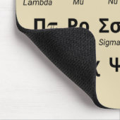 Griechische Alphabet-Briefe in Ordnung Mousepad (Ecke)