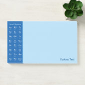 Griechische Alphabet-Post-it-Notizen Post-it Klebezettel (Büro)