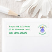 Griechische Angel Schwarzes Haar Weihnachtsfahne P (Insitu)