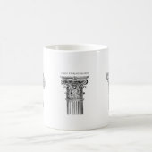 Griechische Architekturaufträge Kaffeetasse (Mittel)