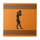 Griechische Athlete Basketball Keramik Tile Fliese (Vorderseite)