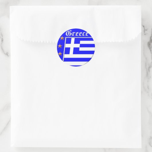 griechische Aufkleber (Tasche)