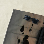 Griechische Boote im Cyclades Sunset Beach Handtuc Strandtuch (Beispiel)