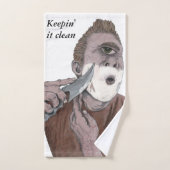 Griechische Cyclops Knife Shave Fantasy Bath Handt Badhandtuch Set (Handtuch)