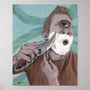 Griechische Cyclops Knife Shave Fantasy Wall Art P Poster