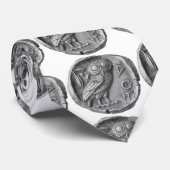 Griechische Eule Krawatte (Gerollt)