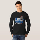 Griechische Ezone Schuhe Athens Kostüme Souvenir t T-Shirt (Vorne ganz)