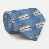 Griechische Fähre Krawatte (Gerollt)