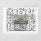 Griechische Festivals und Mythologie Postkarte (Vorderseite)