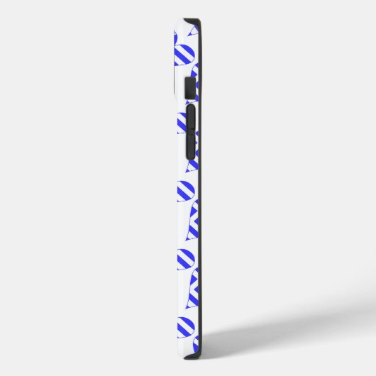 Griechische Flag Herz Liebe geteert erste Case-Mate iPhone Hülle (Rückseite / Links)