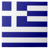 Griechische Flag Tile Fliese (Vorderseite)