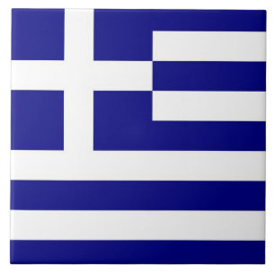 Griechische Flag Tile Fliese