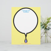 Griechische Flagge als Gesprächspartnerin mit Peng (Stehend Vorderseite)